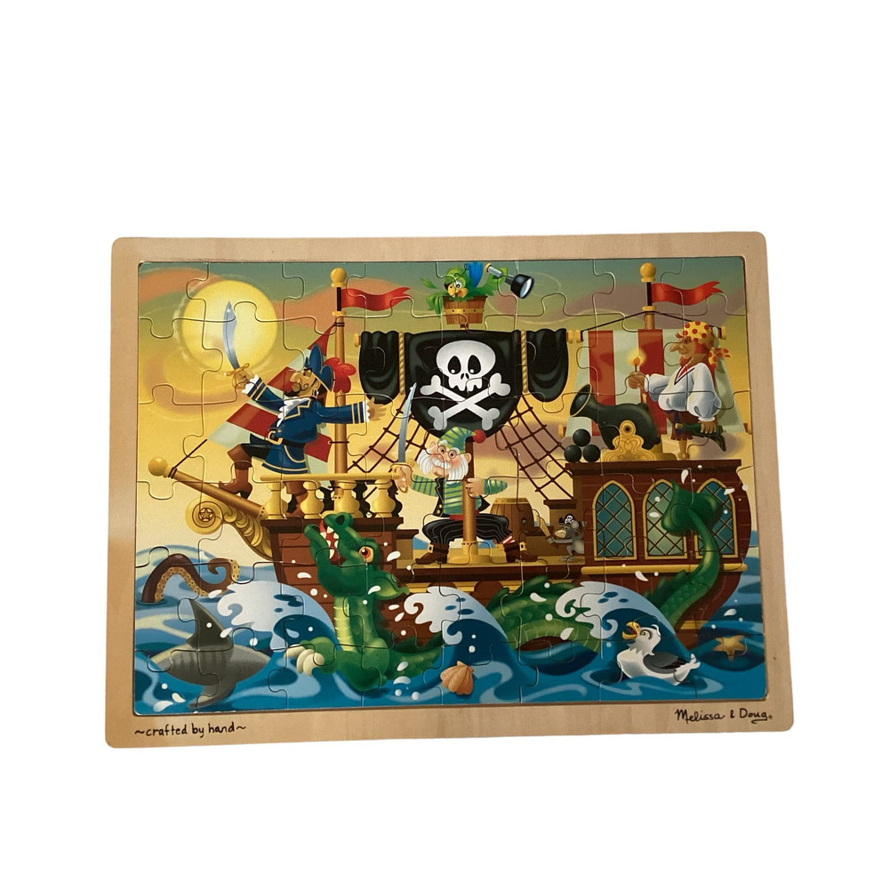 Melissa & Doug Wooden Pirate Puzzle 15"